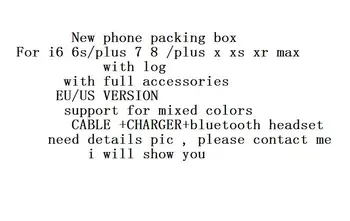 

10PCS High Quality US/EU Version Phone Paper Packaging Box Case For iP6 7/ 8 11 Pro XR XS With Full Accessories