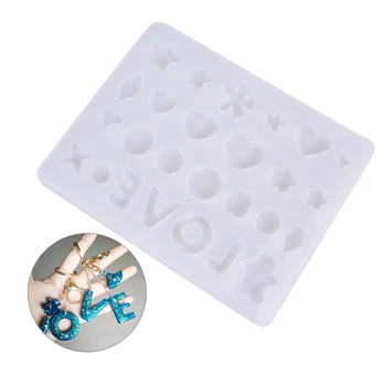 

Letter Love UV Liquid Silicone Epoxy Mold Resin Handcraft Jewelry Tool Jewelry Mold UV Pendant Jewelry Accessories