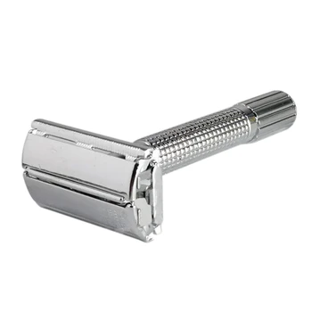 

Classic Handle Razor Blade Hair Clipper Razor Double Blade Butterfly Twist Opening T-Shaped Shaving Knife Unisex Distribution St