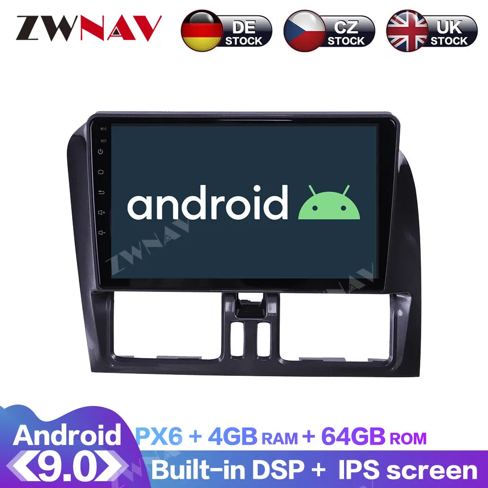 Android 9.0 With DSP Carplay IPS Screen For Volvo XC60 2009 2010 2011 2012 RDS Car GPS Navigation Radio DVD Player Multimedia|Car Multimedia Player| - AliExpress