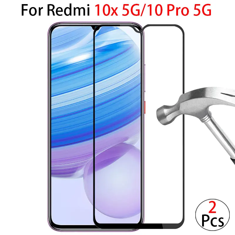 2 шт. чехол для redmi 10x pro 5g закаленное стекло защита экрана xiaomi ksiomi readmi 10 x x10 redmi10x