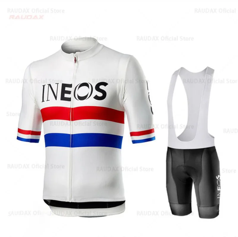 

INEOS Pro Team Men's Clothing Bike Wear Summer Riding Uniform Triathlon Bike Wear Mountain Bike Short Sleeve Clothing Highway