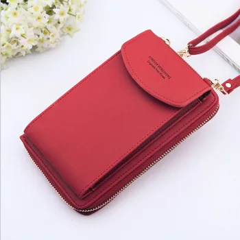 

2020 Women Wallet Brand Cell Phone Wallet Big Card Holders Wallet Handbag Purse Clutch Messenger Shoulder Straps Bag