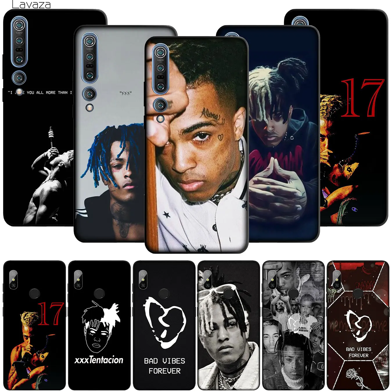 XxxTentacion Soft Phone Case for Xiaomi Mi 10 9 8 SE 9T A3 Pro A2 Lite 6 CC9 CC9E MAX 3 pocophone f1 |