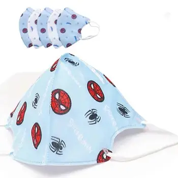 

10PCS/bag Cartoon Disposable Face Mask For Kid Waterproof Windproof Dustproof PP Non-woven Fabric, Spunlace Fabric