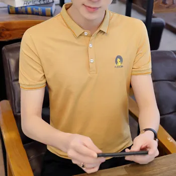 

Summer men's business casual short sleeve t-shirt 5653
