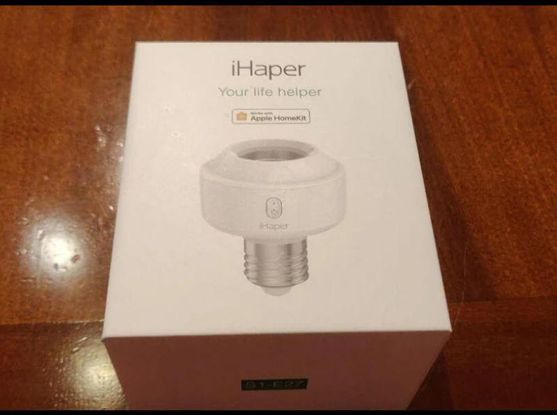 IHaper S1 E26/E27 умный светильник ing socket DIY умный дом совместим с Apple HomeKit DIY ваш светильник лампа умный Wi-Fi светодиодный разъем