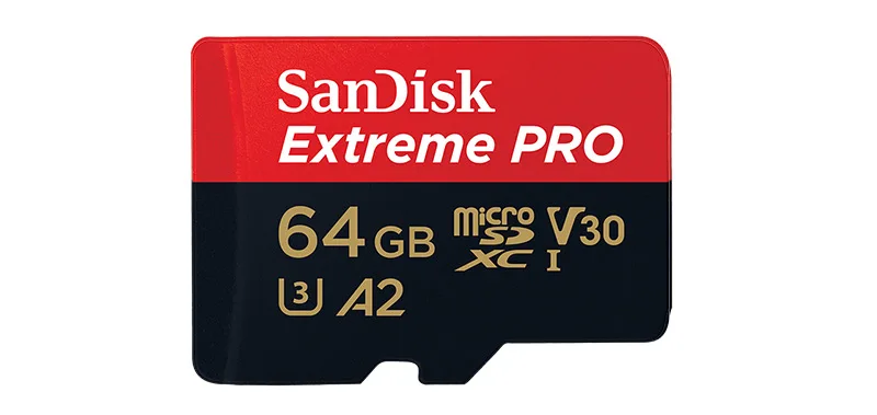 Двойной Флеш-накопитель SanDisk Extreme Pro Micro SD карты 128 ГБ 256 Гб 400 ГБ 512 Гб 64 Гб U3 A2 SDXC V30 32 Гб A1 SDHC модуль памяти TransFlash, TF карта с адаптером SD