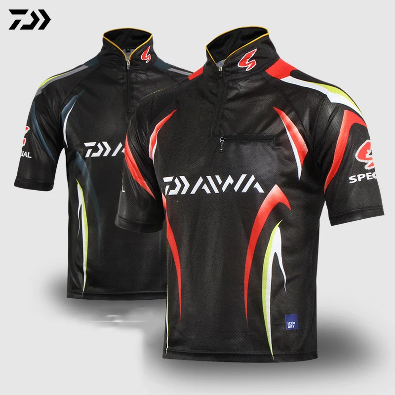 

DAIWA Clothing Fishing Men Fishing Clothes UV Protection Moisture Wicking Breathable Short Sleeve Fishing Shirt Camisas Pesca