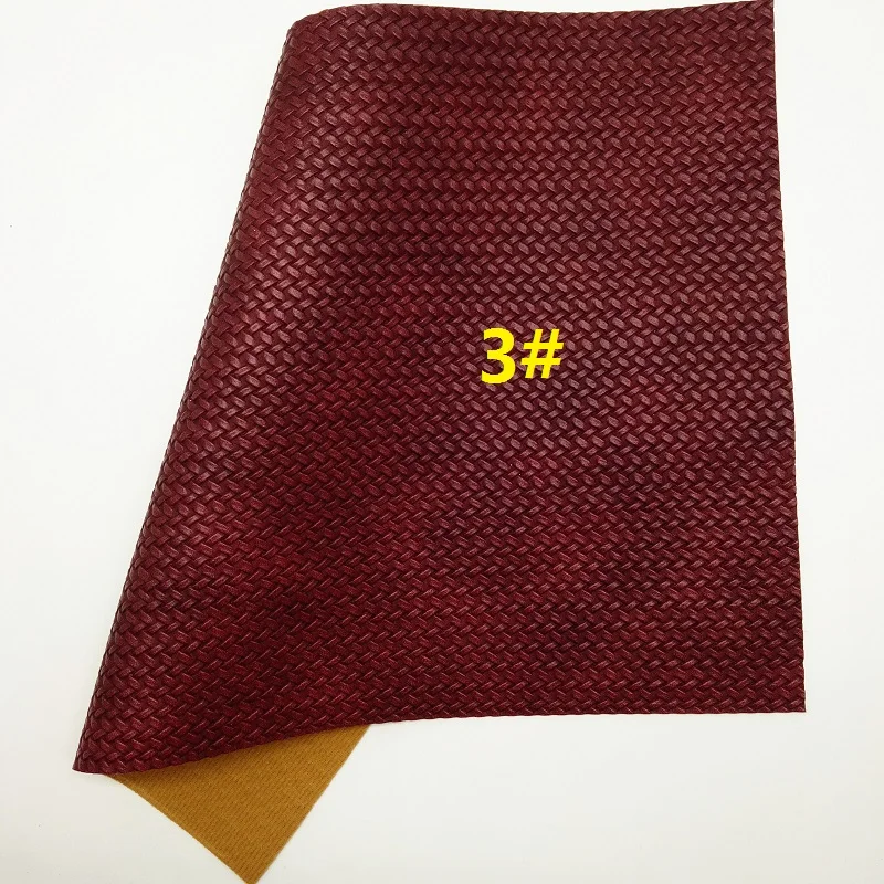 WINE Glitter Fabric, Lace Glitter Fabric, Suede Synthetic Leather Fabric Sheets For Bow A4 21x29CM Twinkling Ming XM871 - Color: 3