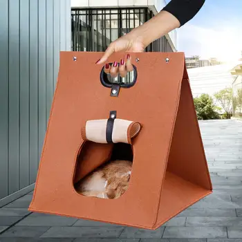 

Pet House Portable Breathable Cat Cotton Nest Bed Kennel