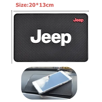 

Non Slip Mat For Jeep Wrangler Grand Cherokee Commander Renegade Liberty Compass Patriot jk tj jl Anti-slip Pad Car Accessories