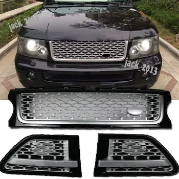 

Car modification Car accessories Silver front grille replace trim For Land Rover Range Rover Sport 2006-2013