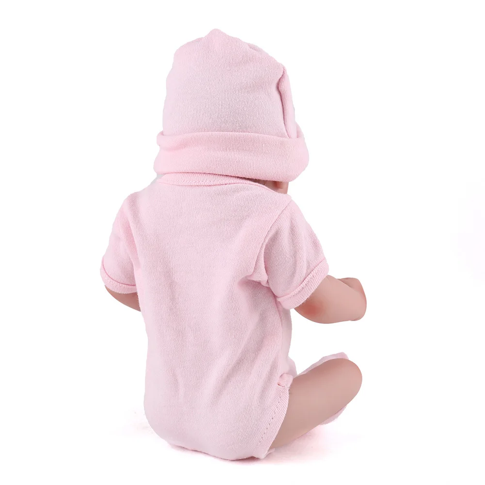 NPKDOLL Куклы реборн Игрушки для девочек 10 дюймов подарок для девочек силиконовые полностью виниловые Детские реалистичные Новорожденные розовый детский комбинезон