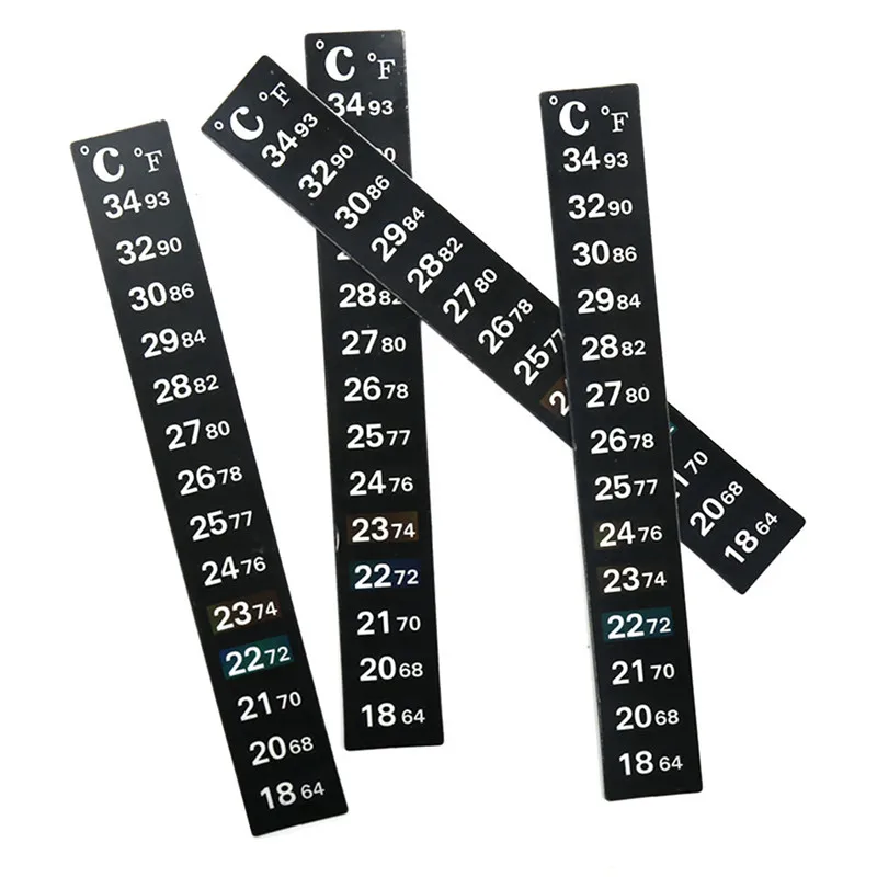 

Stick-On Digital Aquarium Fish Tank Fridge Thermometer Sticker Temperature Temp Measurement Stickers Freeshipping