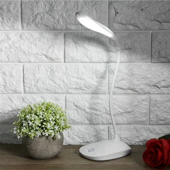 

USB Rechargeable LED Desk Table Lamp Adjustable Reading Light Eye Protection Touch sensor Switch Desk Lamps 3 Modes Night Light