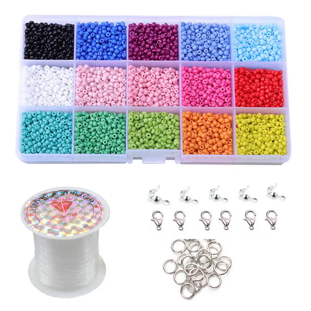 NEBURORA Kit De Fabrication De Bracelets, Perles En Silicone Marron