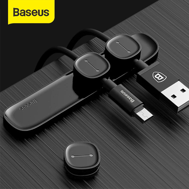 Baseus Магнитный кабель протектор USB органайзер для кабеля зарядного устройства