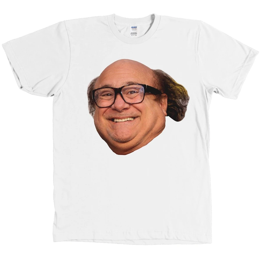 Danny Devito Face Funny Always Sunny in Philadelphia новая футболка уличная одежда Повседневная |