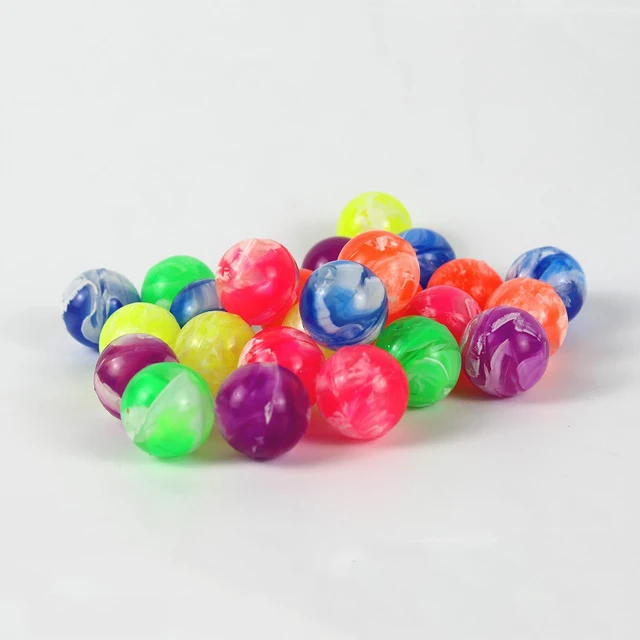 15pcs/lot Rubber 25mm Mini Bouncy Balls Funny Toys High Bounce Toy Balls Kids Gift Party Favor Decoration Sports Games  DDJ 2