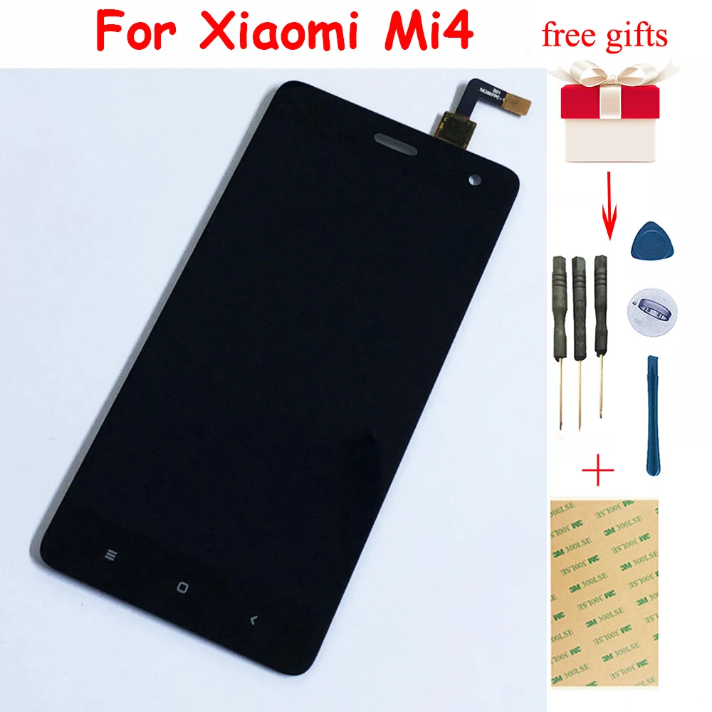 100% тест для Xiaomi Mi 4 M4 Mi4 M сенсорный экран дигитайзер стеклянная Сенсорная панель +