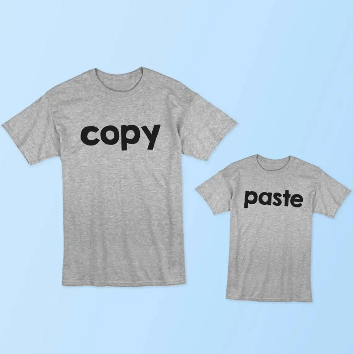 Copy Paste Family Matching Clothes Tshirt Baby Bodysuit Family Look Father Son Clothes