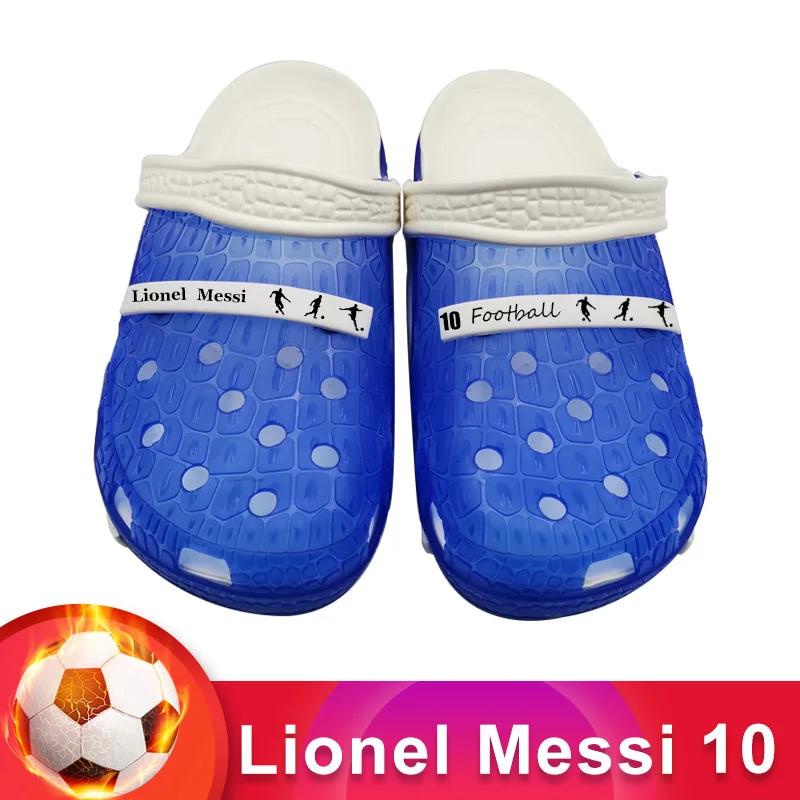 Lionel Messi 30; Мужская обувь для футбола; EVA; мягкая обувь; повседневные домашние массажные тапочки; домашние тапочки; Buty Meskie Pantoffels Klapki Hausschuhe