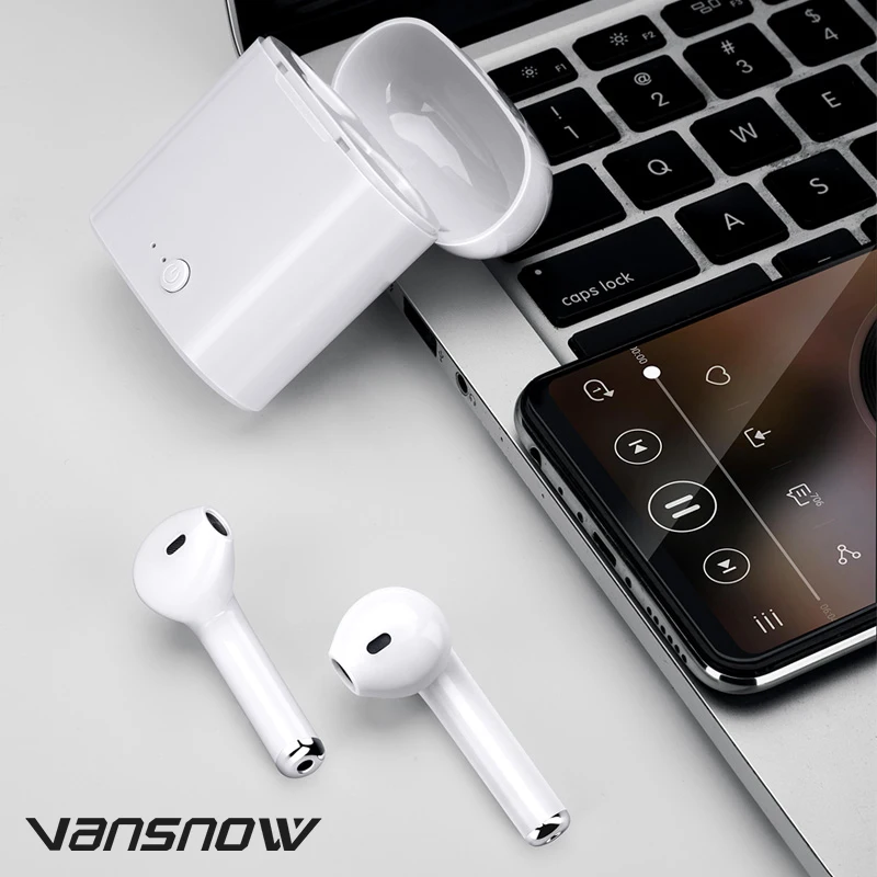New-Arrival I7s Tws Bluetooth Earphones Mini Wireless Earphones Sport HD-Stero Earbuds with Charging Box for Xiaomi IPhone
