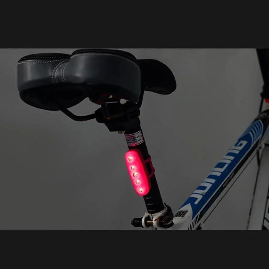 

LED Charging Bicycle Red Light Warning Safety Rear Tail Bicycle Lamps Light Warning Cycling Accessories Flashing Lamp Lights New