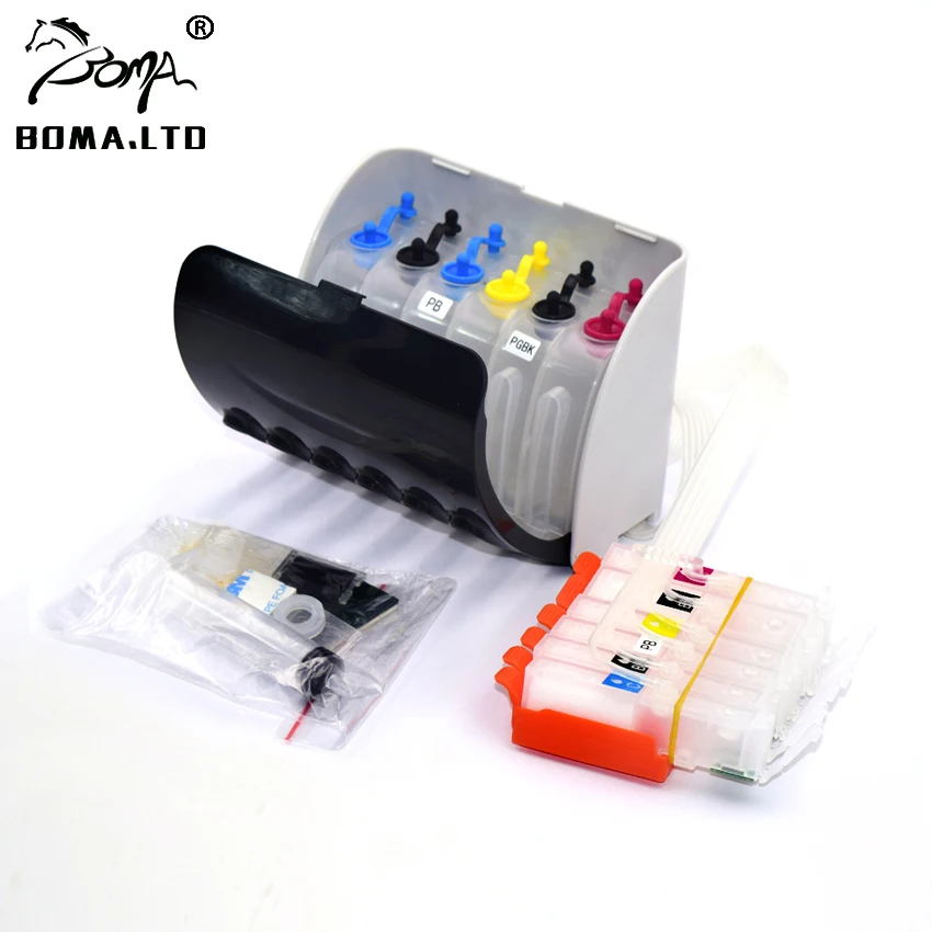 Boma.ltd para Canon Cartucho de Tinta Ciss Pixma Ts8140 Ts8240 Ts8340 Ts9140 8140 8240 8340 9140 Printer 480 481 Pgi-480 Cli-481 - Imagem 3
