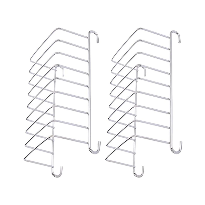 1 PCS Toast Bread Rack Holder 8 Slice Holes Stainless Steel Tool Cooling Grid Bread Rack Air Fryer Accessories Organizer