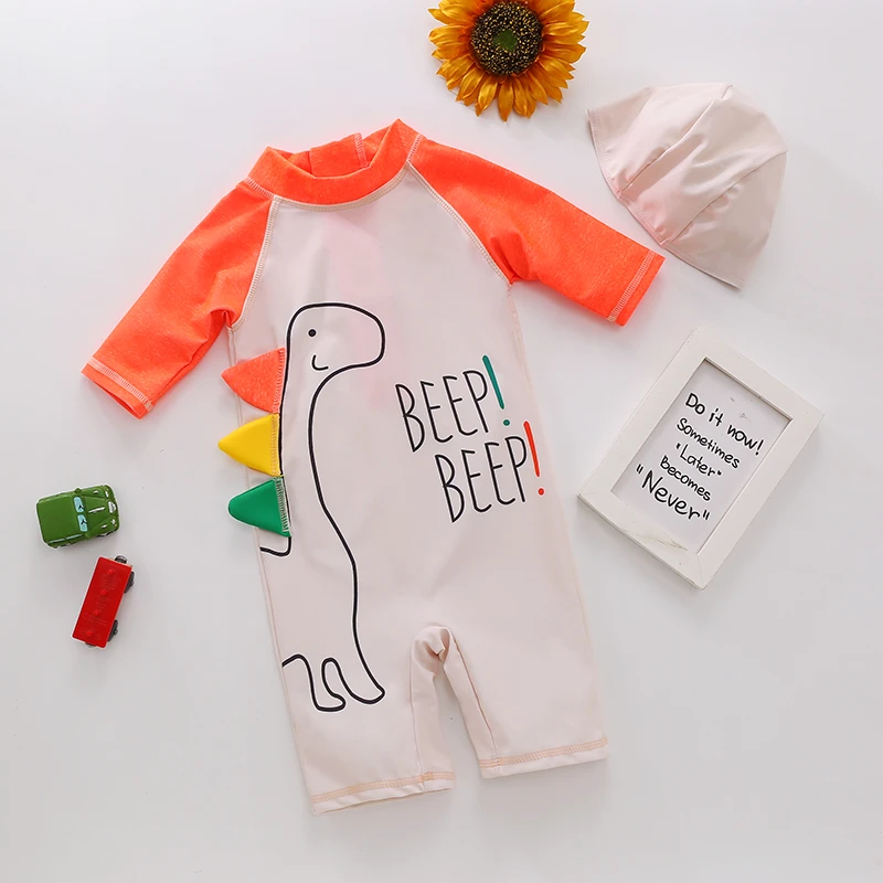 Maman Bebe 5 Couleur 2 7y D Ete Enfants Enfant Fille Garcon Maillot De Bain Une Piece Body Dessin Anime Maillot De Bain Manches Courtes Maillots De Bain Chapeau Aliexpress
