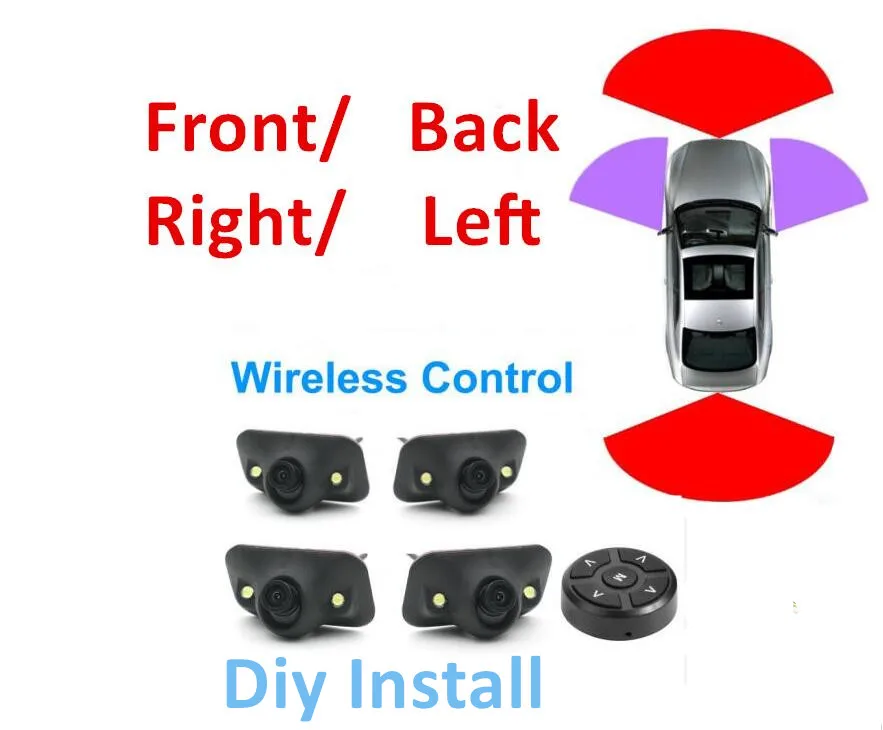 

Автомобильная камера «сделай сам», 360 дюйма, задний вид, без слепых зон, вид сбоку, правая, для парковки