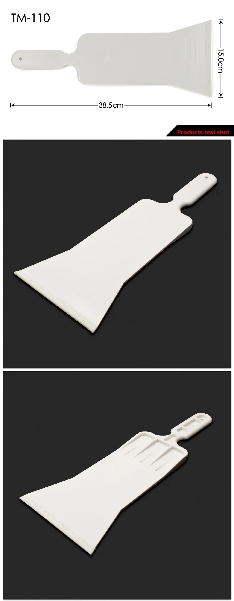 TM-110 пластиковый Ракель мини-СКРЕБОК НАБОР автомобильного инструмента бульдозер белого цвета