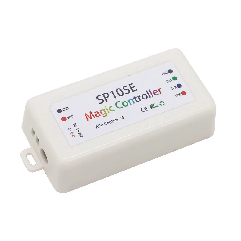 DC5-24V SP105E Magic Bluetooth контроллер 2048 пикселей для WS2811 WS2812B LPD6803 WS2801 IC светодиодные ленты Поддержка IOS/Android APP