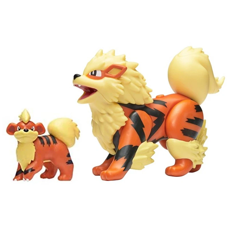 Фигурки героев мультфильма: Growlithe Arcanine Покемон аниме игрушки 5 см 8 Pokemons