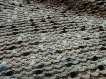 

Free ship needle-punched tweed fabric colorful weaved price for 1 meter
