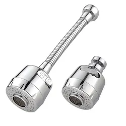 Modes Faucet Aerator 360° Rotatable Tap Head Shower Diffuser Rotatable Nozzle Adjustable Booster Faucet Kitchen Accessories