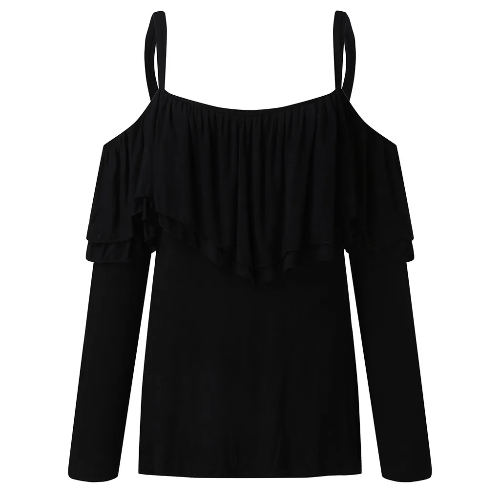 

2019 Women Tops Autumn Elegant Long Sleeve Solid V-Neck Casual Dress V-Neck Button Top Long-Sleeved Top 8.19