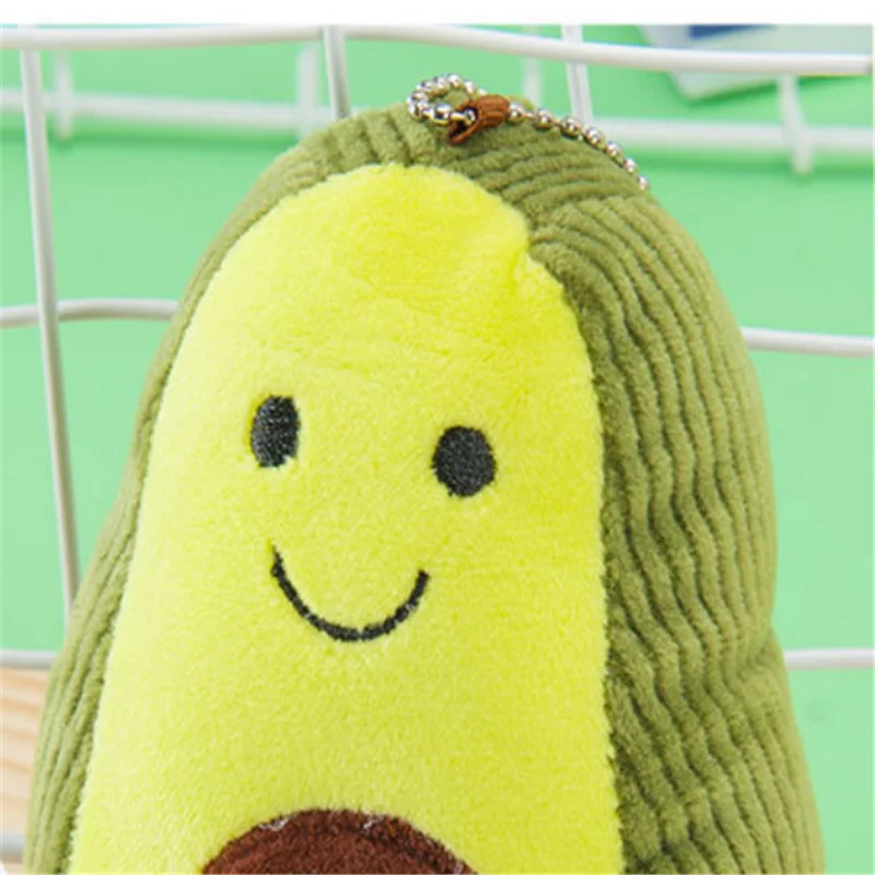 HANDANWEIRAN 1Pc13CM Cute Plush Fruit Avocado Toy Filled PP Cotton Cartoon Doll Pendant Christmas Gift Girl And Boy Holiday Gift