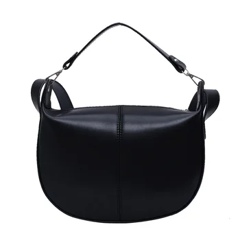 

Solid Color PU Leather Saddle Bags For Women 2020 Small Lady Shoulder Messenger Bag Female Travel Handbags and Purses