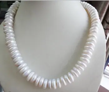 

gorgeous 12-13mm south sea baroque white pearl necklace 18inch925silver