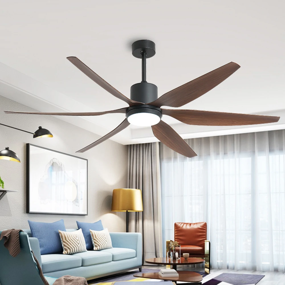 

Nordic modern fan lamp with remote control retro DC home bedroom living room restaurant decorations lighting 66 inch ceiling fan