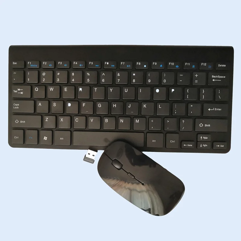 2.4G Wireless Keyboard and Mouse Mini Keyboard Mouse Combo Set For Laptop Desktop PC Office Supplie