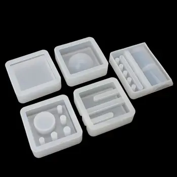 

Silicone Mold Card Storage Pen Holder Ashtray Epoxy Resin Mold Jewelry Making