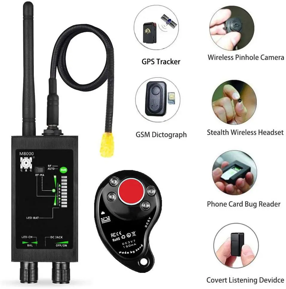 Details about   Phone Detector Camera GSM Bugs GPS Finder Listening Device 