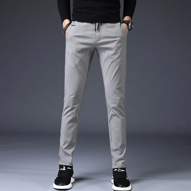

Fall 2020 new fashionable men's casual pants trend working long pants.