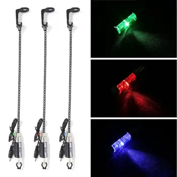 

Durable Fishing Bite Alarm Classic Delicate Carp Fishing Bite Alarm+Flash Soft Chain Swinger Hanger Indicator Fishing Tackle