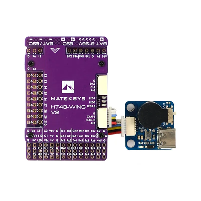 MATEK H743 H743-WING V2 ArduPilot INAV 3-8S H743 Flight Controller FC 30.5X30.5mm for RC Airplane Multirotor Fixed-Wing Drones