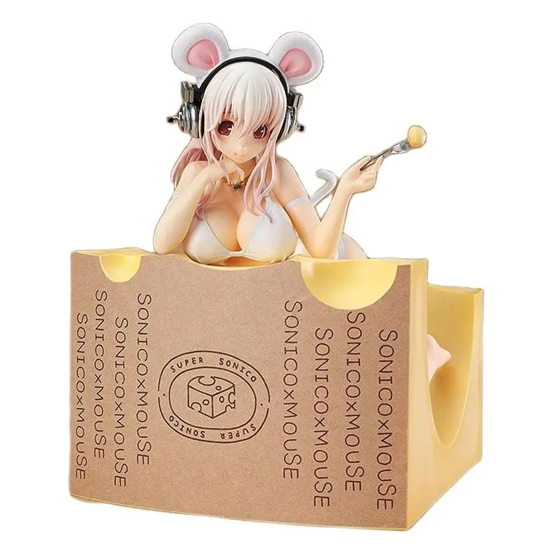 Японское аниме крыло нитро супер звуковая Супер Sonico мышь Ver. Масштаб 1/7 ПВХ